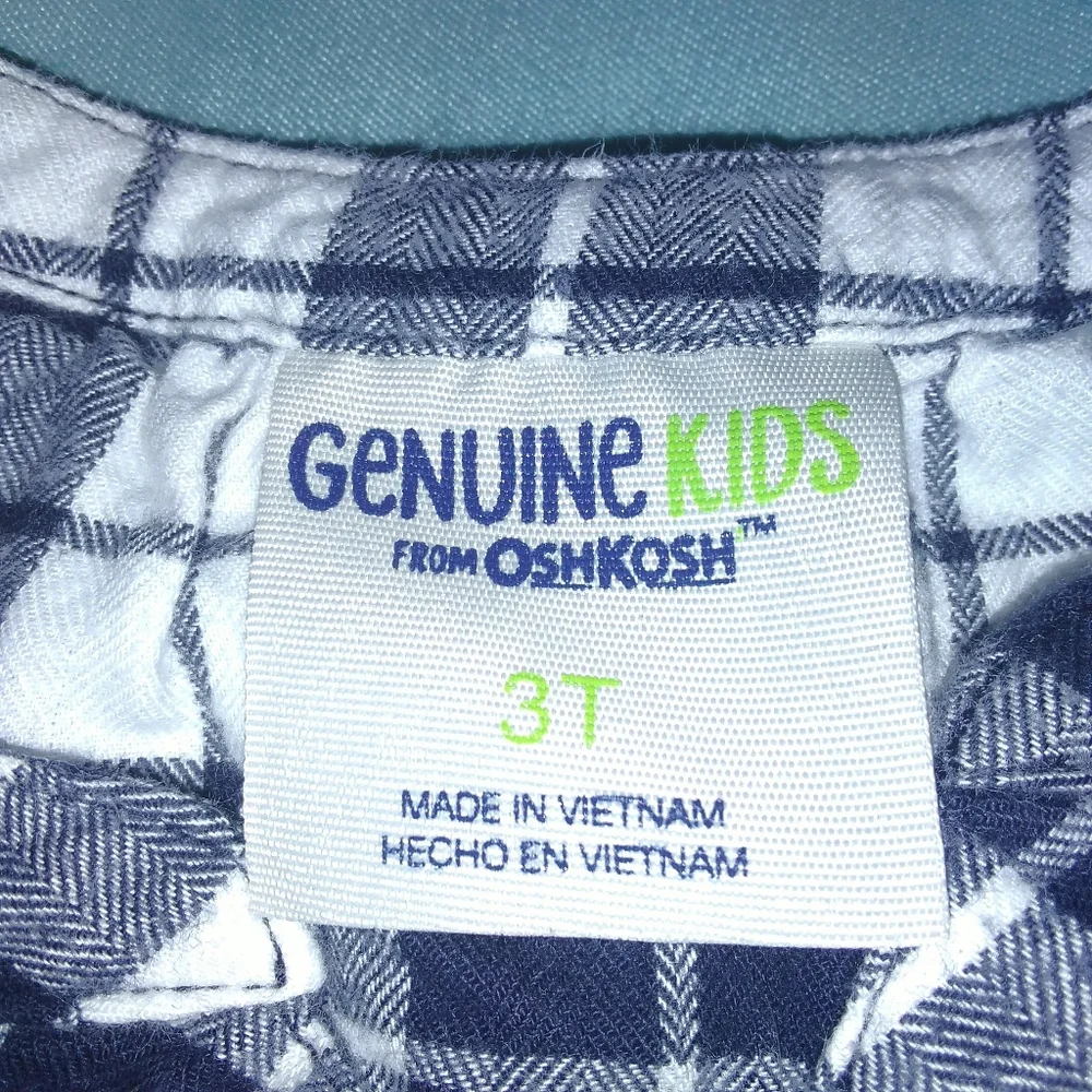 5 For $25 Osh Kosh Genuine Kids Plaid Dress